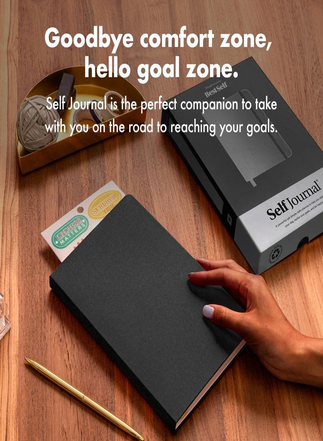 BestSelf Co. BestSelf 13-Week Self Journal & Goal Planner – Undated Daily ADHD-Friendly Journal for Men & Women | Productivity, Gratitude, Reflection & Habit Tracker | 2025 Life Organizer with Prompts, Black - Image 3